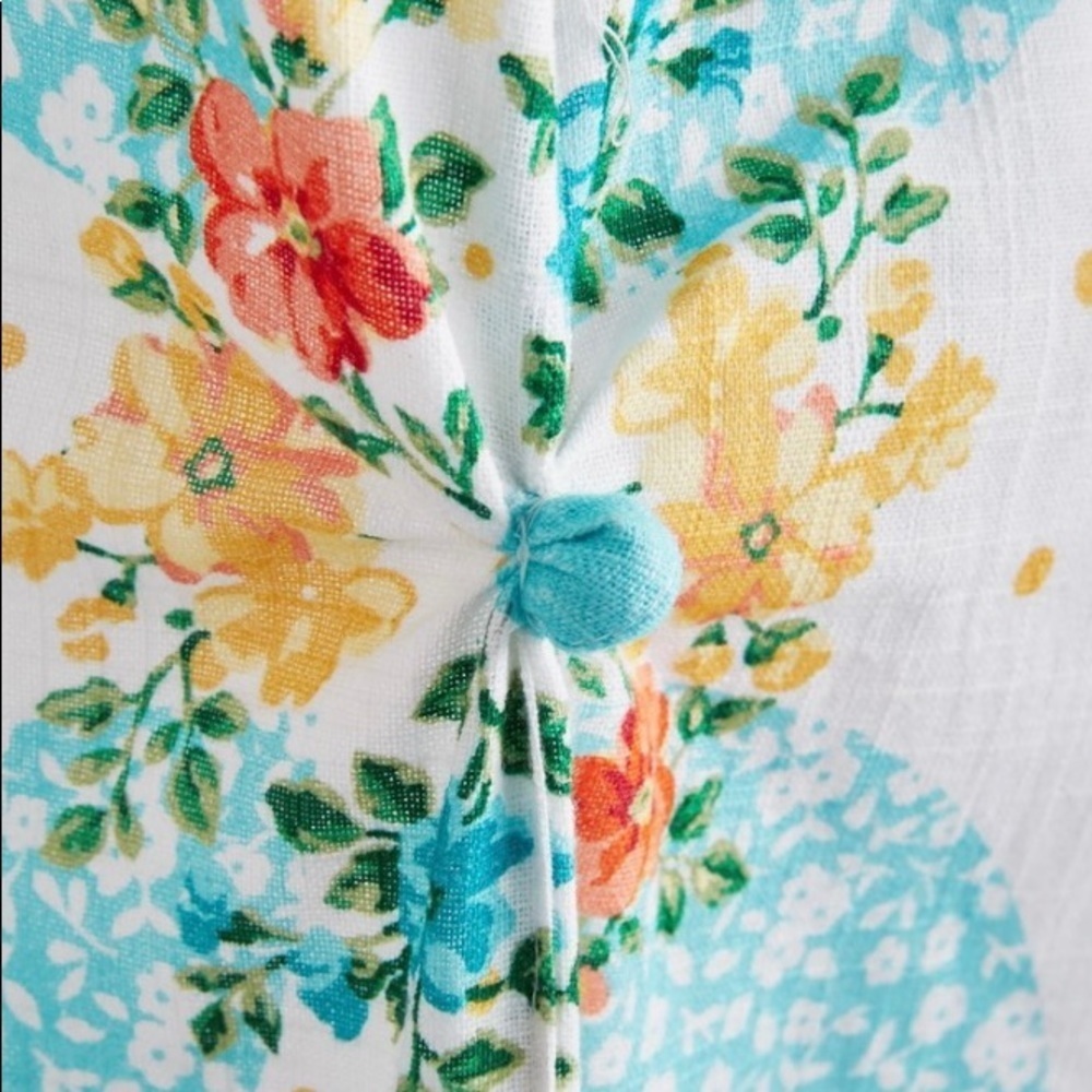 The Pioneer Woman Vintage Floral Cotton Shower Curtain - Picture 5 of 6